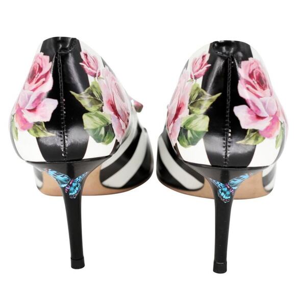 Dolce & Gabbana Crystal Embellished sz 35 Floral Pumps DG-S0408P-0005 - Picture 9 of 11